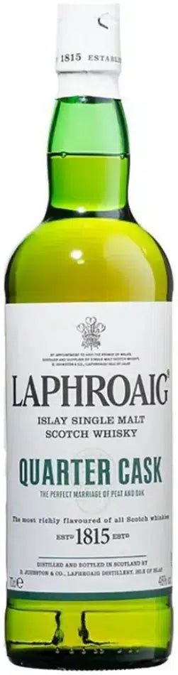 Laphroaig Quarter Cask Single Malt Scotch Whisky 700ml-Spirits-Laphroaig-Afterpay-Alcohol-Delivery-Barrel-and-Batch-