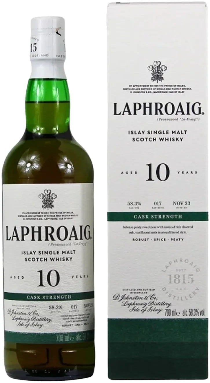 Laphroaig 10 Year Old Batch 17 Single Malt Scotch Whisky 700ml