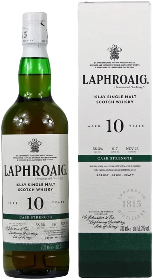 Laphroaig 10 Year Old Batch 17 Single Malt Scotch Whisky 700ml