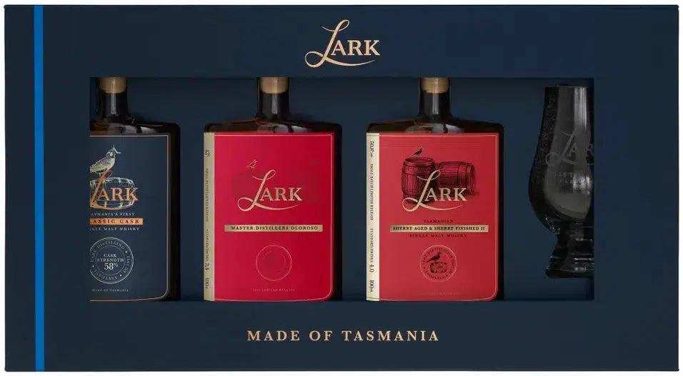 Buy Lark Distillery Big Hitters Whisky Gift Pack 3x100ml Online at Barrel and Batch