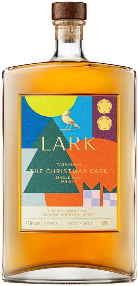 Lark Distillery Christmas Cask 500ml-Spirits-Lark Distillery-Afterpay-Alcohol-Delivery-Barrel-and-Batch-