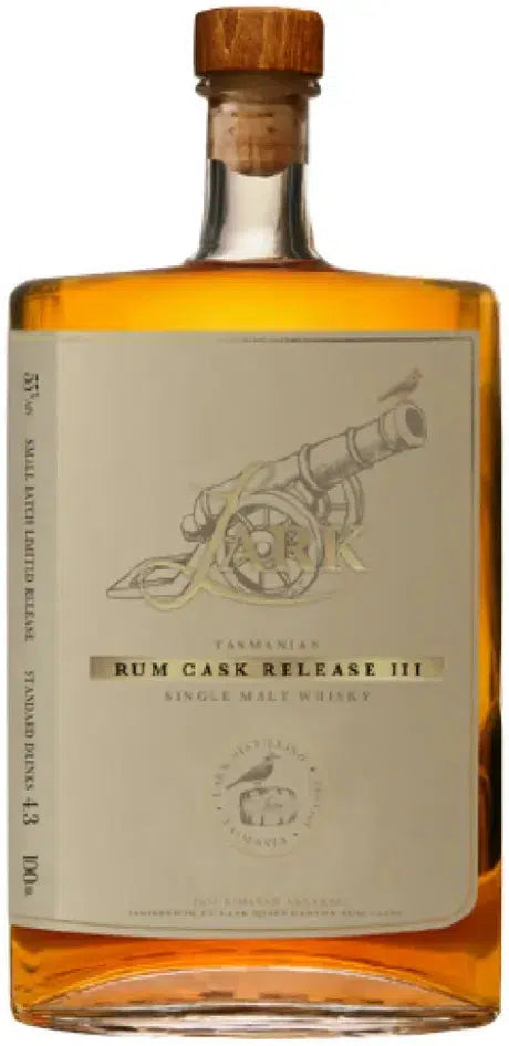 Lark Distillery Rum Cask III 2021 Release Whisky 100ml-Spirits-Lark Distillery-Afterpay-Alcohol-Delivery-Barrel-and-Batch-