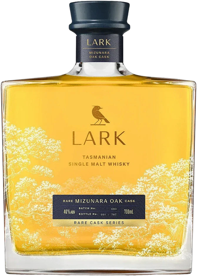 Lark Distillery Mizunara Oak Cask Batch 3 46% Single Malt Whisky 700ml | Barrel & Batch