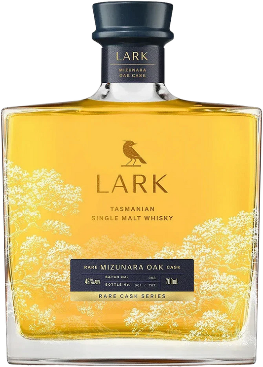Lark Distillery Mizunara Oak Cask Batch 3 46% Single Malt Whisky 700ml | Barrel & Batch