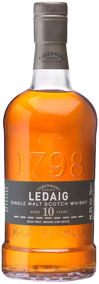 Ledaig 10 Year Old Isle Of Mull Single Malt Whisky 700ml | Barrel & Batch