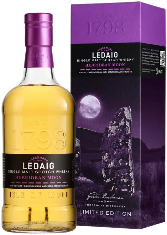 Ledaig Hebridean Moon Single Malt Scotch Whisky Giftboxed 700ml | Barrel & Batch
