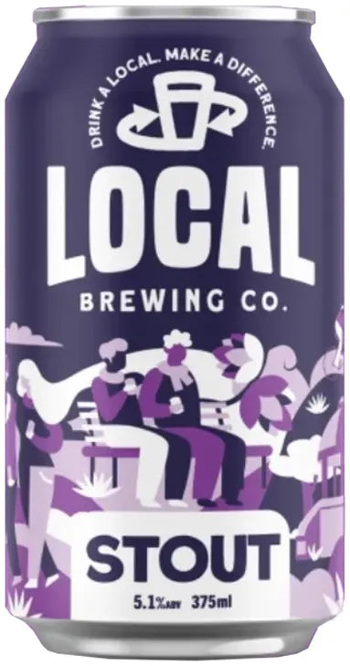 Local Brewing Co. Stout 16 Pack Cans 375ml | Barrel & Batch