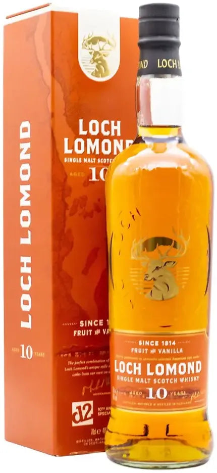 Loch Lomond Fruit & Vanilla 10 Year Old Scotch Whisky 700ml-Spirits-Loch Lomond-Afterpay-Alcohol-Delivery-Barrel-and-Batch-