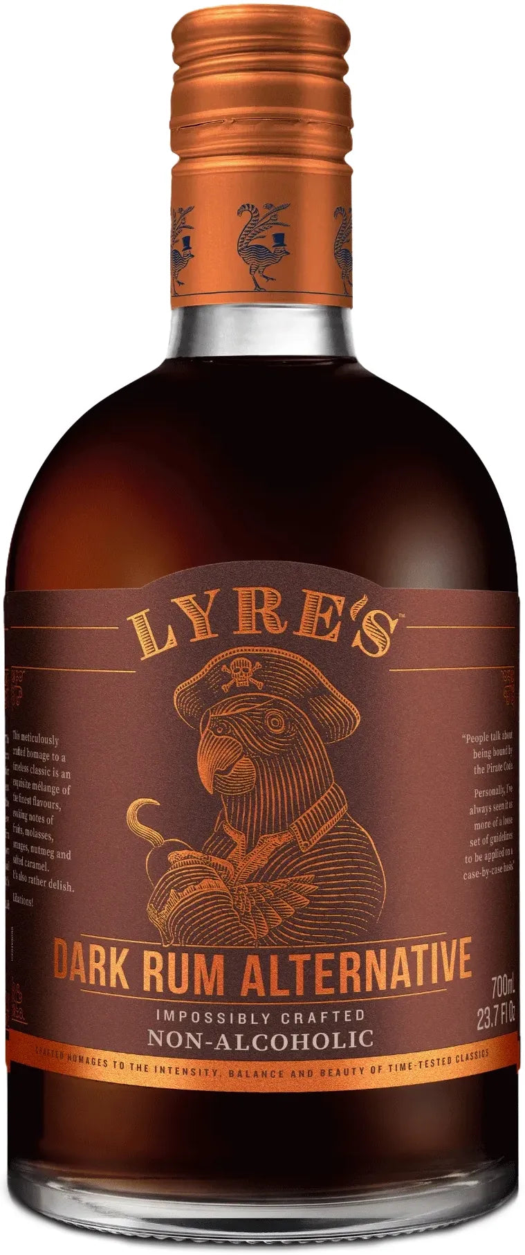 Lyre's Dark Rum Alternative 700ml | Barrel & Batch