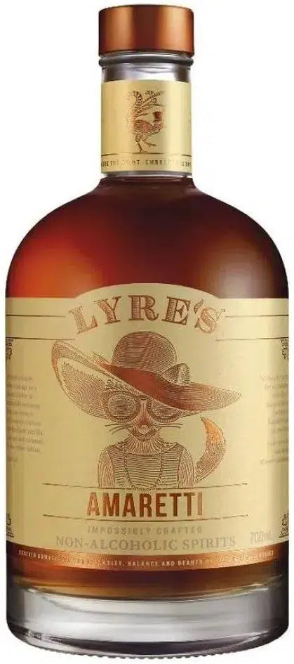 Lyre's Amaretti Spirit 700ml-Non-Alcoholic-Lyre's-Afterpay-Alcohol-Delivery-Barrel-and-Batch-