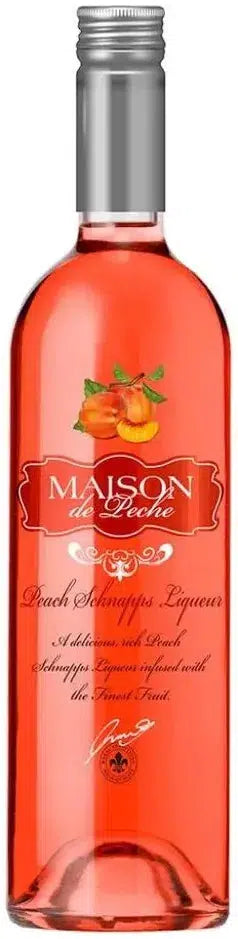 Maison Peach Liqueur 750ml-Spirits-Maison-Afterpay-Alcohol-Delivery-Barrel-and-Batch-