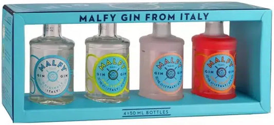 Malfy Tasting Gin Gift Set 4 x 50ml-Spirits-Malfy-Afterpay-Alcohol-Delivery-Barrel-and-Batch-