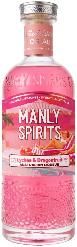 Manly Spirits Co. Distillery Lychee & Dragonfruit Liqueur 700ml | Barrel & Batch