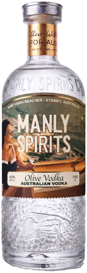 Manly Spirits Co. Distillery Olive Vodka 700ml | Barrel & Batch
