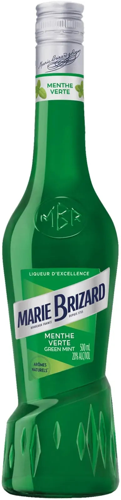 Marie Brizard Green Mint 700ml-Spirits-Marie Brizard-Afterpay-Alcohol-Delivery-Barrel-and-Batch-