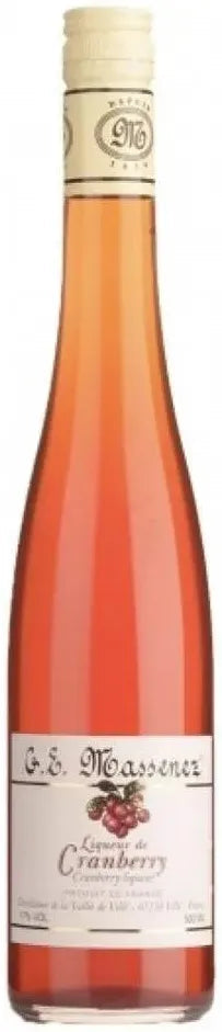 Massenez Cranberry Liqueur 500ml-Spirits-Massenez-Afterpay-Alcohol-Delivery-Barrel-and-Batch-