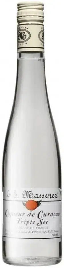 Massenez Dry Curacao Liqueur Triple Sec 500ml-Spirits-Massenez-Afterpay-Alcohol-Delivery-Barrel-and-Batch-