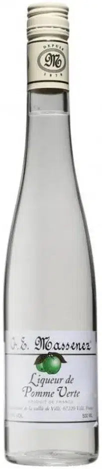 Massenez Green Apple Liqueur Pomme Verte 500ml-Spirits-Massenez-Afterpay-Alcohol-Delivery-Barrel-and-Batch-