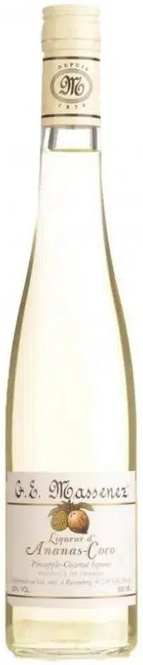 Massenez Pineapple Coconut Liqueur Ananas Coco 500ml-Spirits-Massenez-Afterpay-Alcohol-Delivery-Barrel-and-Batch-