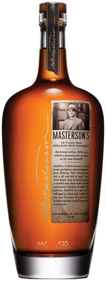 Mastersons 10 Year Old Rye Whisky 750ml-Spirits-Mastersons-Afterpay-Alcohol-Delivery-Barrel-and-Batch-
