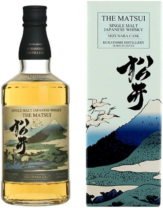 Matsui Mizunara Cask Single Malt Japanese Whisky 700ml-Spirits-Matsui-Afterpay-Alcohol-Delivery-Barrel-and-Batch-