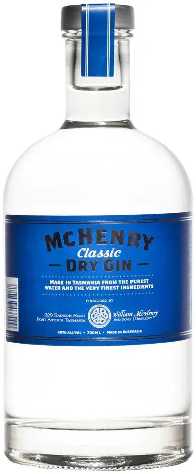 McHenry Distillery Classic Dry Gin 700ml-Spirits-McHenry Distillery-Afterpay-Alcohol-Delivery-Barrel-and-Batch-