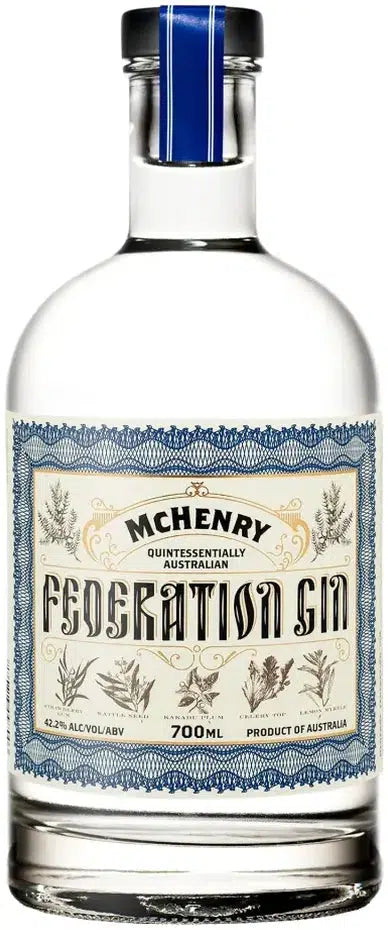 McHenry Distillery Federation Gin 700ml-Spirits-McHenry Distillery-Afterpay-Alcohol-Delivery-Barrel-and-Batch-