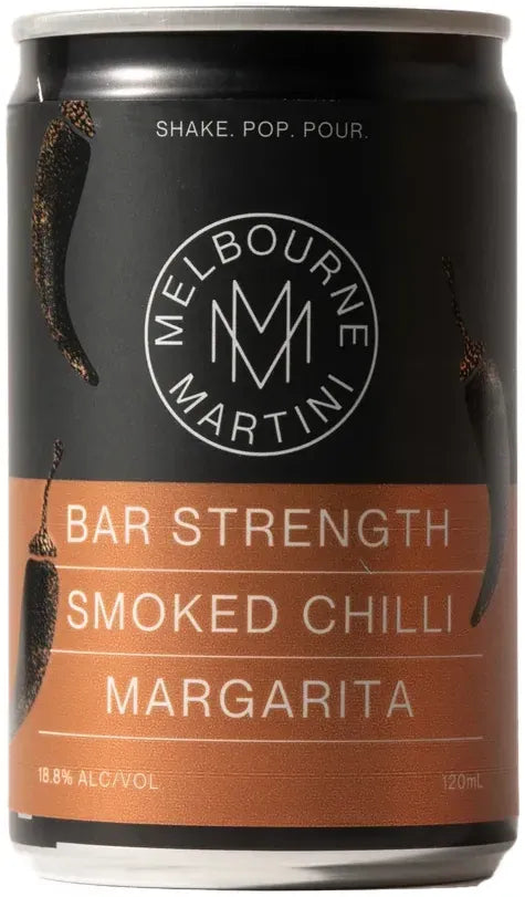 Melbourne Martini Bar Strength Smoked Chilli Margarita 120ml-Pre-Mixed Drinks-Melbourne Martini-Afterpay-Alcohol-Delivery-Barrel-and-Batch-