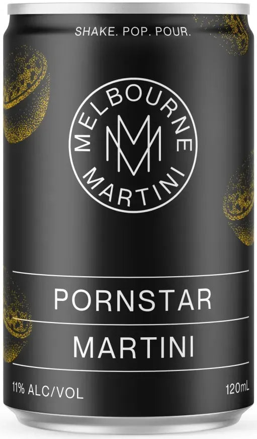 Melbourne Martini Pornstar Martini Can 120ml-Pre-Mixed Drinks-Melbourne Martini-Afterpay-Alcohol-Delivery-Barrel-and-Batch-