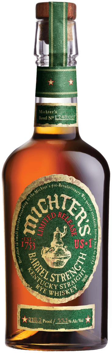 Michter's Distillery Barrel Strength Rye Whiskey 55% 700ml | Barrel & Batch