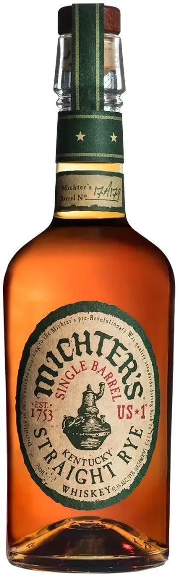 Michter's US1 Single Barrel Kentucky Straight Rye Whiskey 700ml-Spirits-Michter's Distillery-Afterpay-Alcohol-Delivery-Barrel-and-Batch-