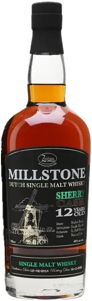 Millstone 12 Year Old Dutch Sherry Cask Matured Whisky 700ml-Spirits-Millstone-Afterpay-Alcohol-Delivery-Barrel-and-Batch-