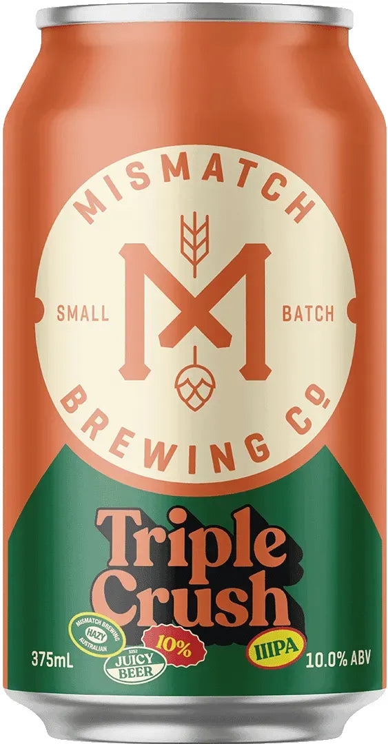 Mismatch Brewing Co. Triple Crush 16 Pack Cans 375ml | Barrel & Batch