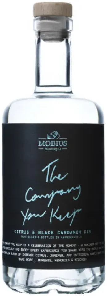 Mobius Company You Keep Citrus & Black Cardamom Gin 700ml-Spirits-Mobius-Afterpay-Alcohol-Delivery-Barrel-and-Batch-