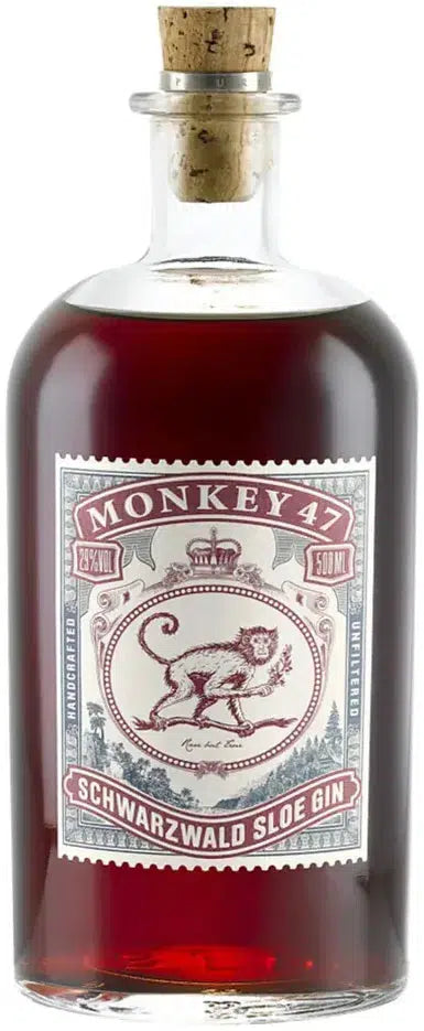 Monkey 47 Sloe Gin 500ml-Spirits-Monkey 47-Afterpay-Alcohol-Delivery-Barrel-and-Batch-