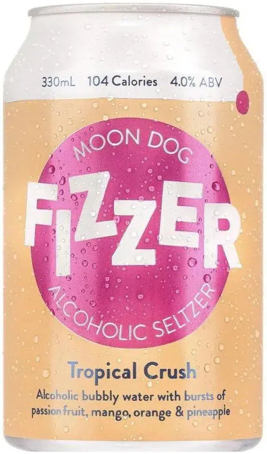 Buy Moon Dog Fizzer Tropical Crush Seltzer 330ml Online at Barrel and Batch