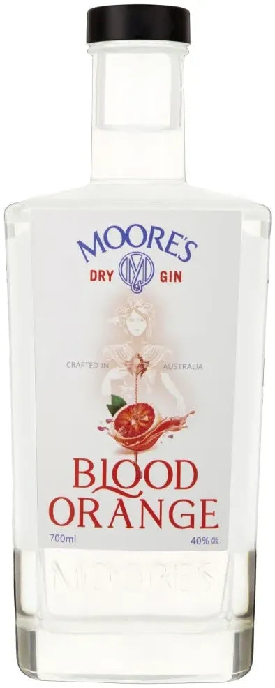 Moore's Gin Blood Orange 700ml-Spirits-Moore's Gin-Afterpay-Alcohol-Delivery-Barrel-and-Batch-