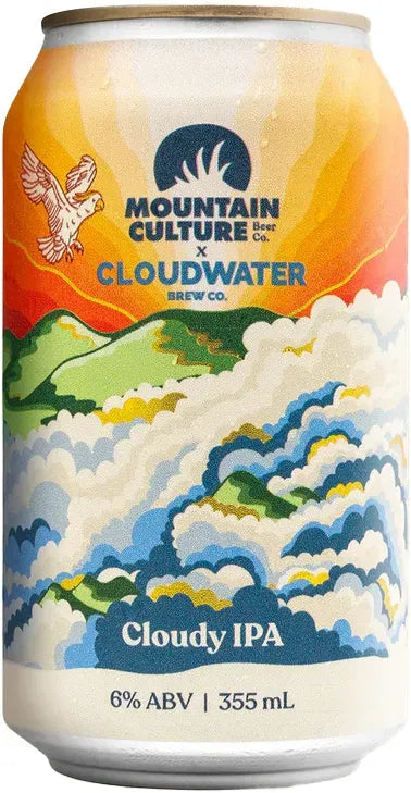 Mountain Culture Beer Co x Cloudwater Beer Co. Cloudy IPA 355ml-Beer-Mountain Culture Beer Co-Afterpay-Alcohol-Delivery-Barrel-and-Batch-