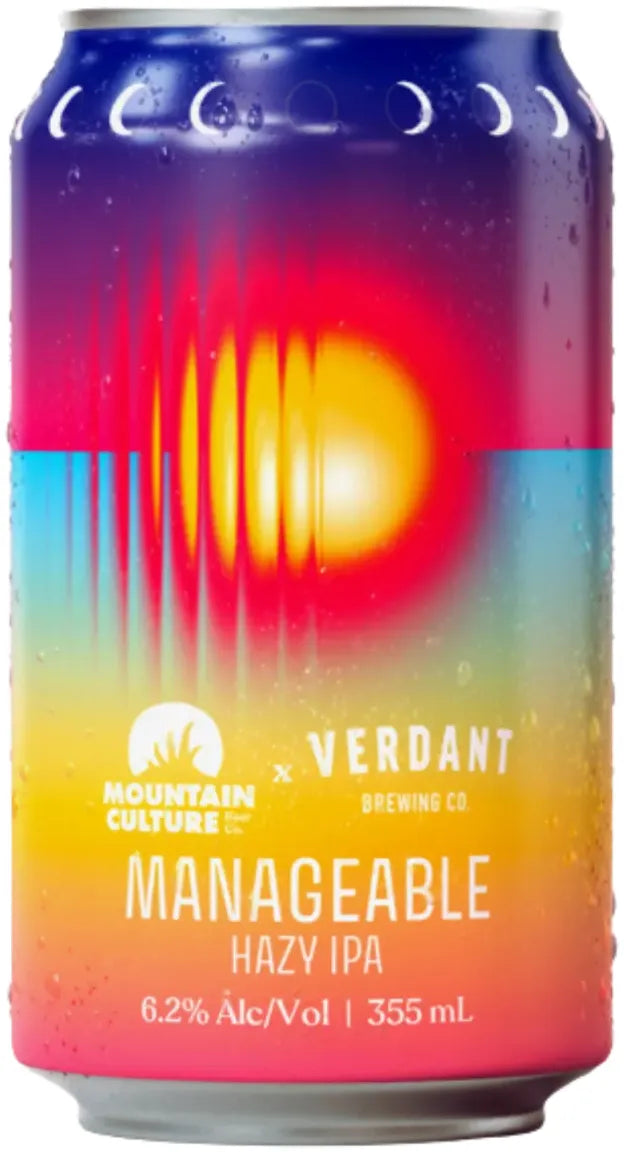 Mountain Culture Beer Co Manageable IPA 6.2% 16 Pack Cans 355ml | Barrel & Batch