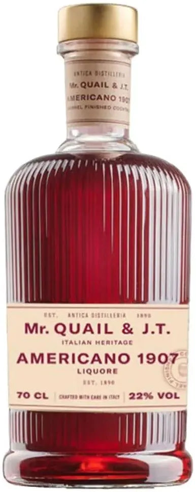 Mr Quail & J.T. Americano 1907 Barrel Finished Cocktail 700ml-Spirits-Mr Quail & J.T.-Afterpay-Alcohol-Delivery-Barrel-and-Batch-