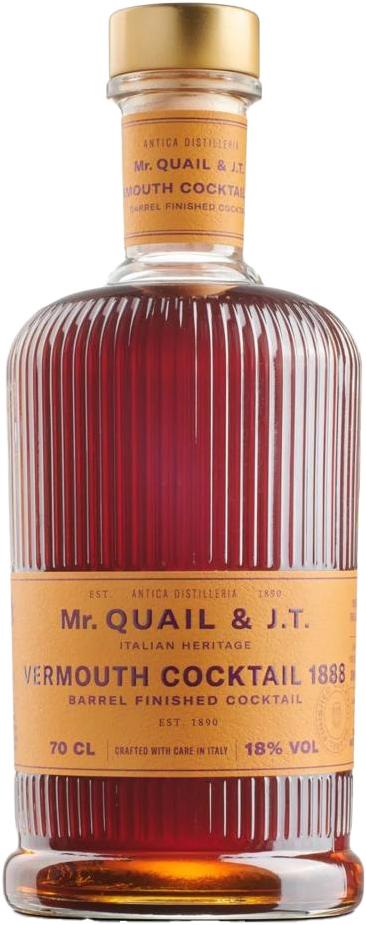 Mr Quail & J.T. Vermouth 1888 Barrel Finished Cocktail 700ml