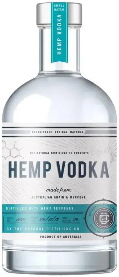 Natural Distilling Co Hemp Vodka 700ml-Spirits-Natural Distilling Co-Afterpay-Alcohol-Delivery-Barrel-and-Batch-