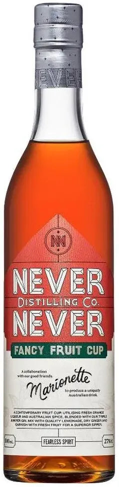 Never Never Distilling Co. Fancy Fruit Cup 500ml-Spirits-Never Never Distilling Co.-Afterpay-Alcohol-Delivery-Barrel-and-Batch-