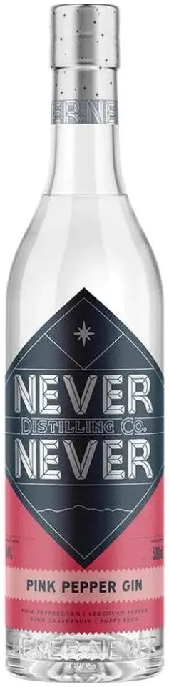 Never Never Distilling Co. Pink Pepper Gin 500ml-Spirits-Never Never Distilling Co.-Afterpay-Alcohol-Delivery-Barrel-and-Batch-