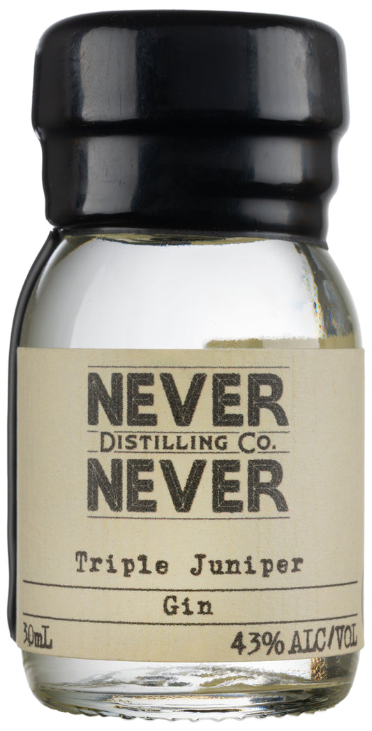 Never Never Distilling Co. Triple Juniper Gin 30ml | Barrel & Batch