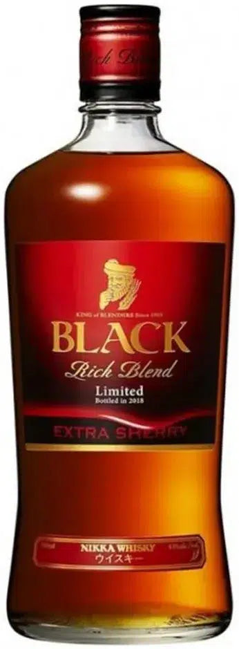 Nikka Whisky Black Rich Blended Japanese Whisky 700ml-Spirits-Nikka Whisky-Afterpay-Alcohol-Delivery-Barrel-and-Batch-