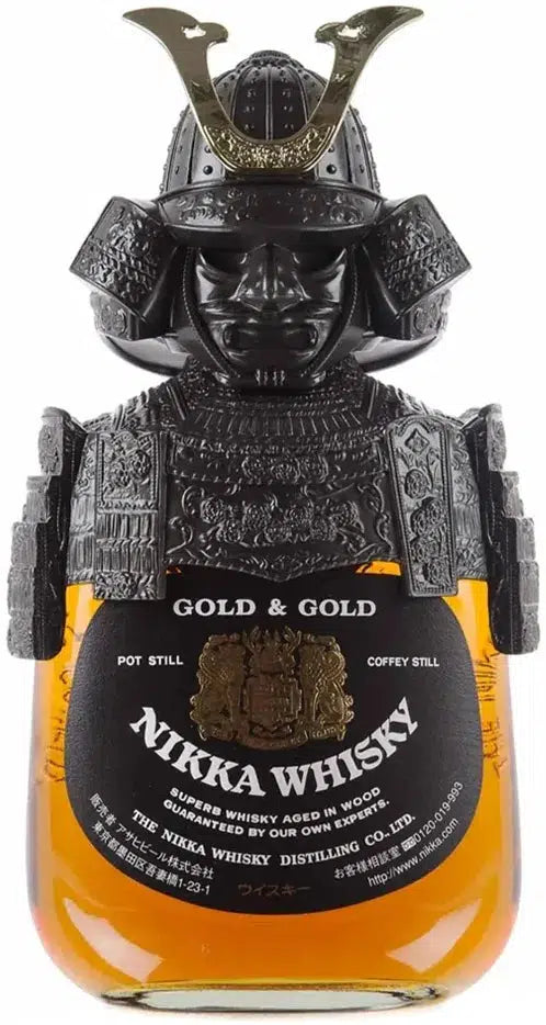 Nikka Whisky Gold & Gold Samurai Edition Japanese Whisky 750ml-Spirits-Nikka Whisky-Afterpay-Alcohol-Delivery-Barrel-and-Batch-