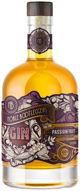Noble Bootleggers Passionfruit Gin 500ml-Barrel &amp; Batch