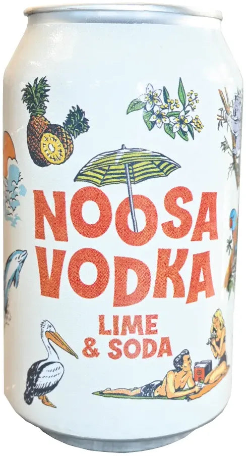 Noosa Beer Co Noosa Vodka Lime & Soda 330ml-Pre-Mixed Drinks-Noosa Beer Co-Afterpay-Alcohol-Delivery-Barrel-and-Batch-