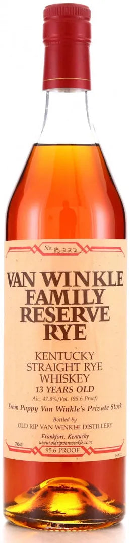 Old Rip Van Winkle 13 Year Old Rye Whiskey 47.8% 750ml | Barrel & Batch